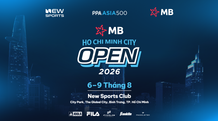 PPA Tour Trở Lại TP.HCM Với Giải Đấu Pickleball Quốc Tế PPA Asia 500 MB Ho Chi Minh City Open 2026