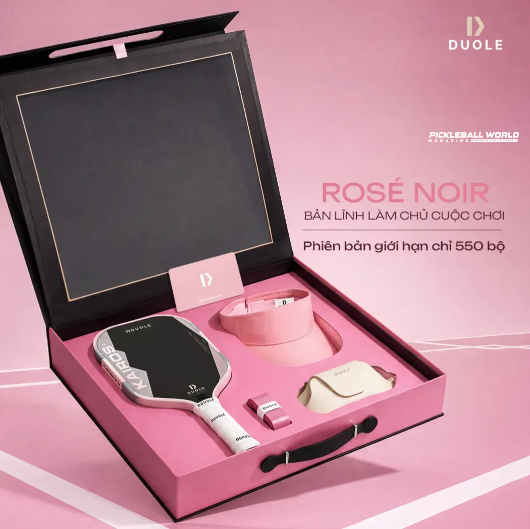 Duole Rosé Edition: 550 bộ vợt pickleball giới hạn dành cho dấu ấn riêng của phái đẹp